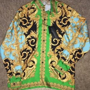Versace silk shirt